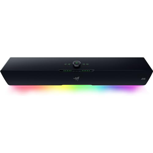 Razer Leviathan V2 X PC Soundbar with Full-Range Drivers - Compact Design - Chroma RGB - USB Type C Power and Audio Delivery - Bluetooth 5.0 - for PC, Laptop, Smartphones, Tablets & Nintendo Switch