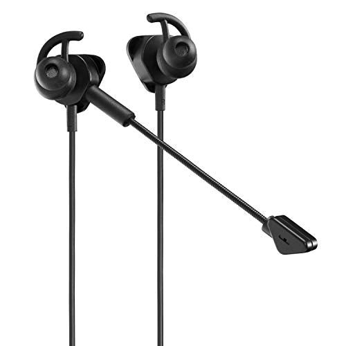 Turtle Beach Battle Buds In-Ear Gaming Headset - Mobile & PC with 3.5mm, Xbox Series X, Xbox Series S, Xbox One, PS5, PS4, PlayStation – Lightweight, In-Line Controls, Black