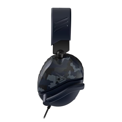 Turtle Beach Recon 70 Multiplatform Gaming Headset for PS5, PS4, Xbox Series X|S, Xbox One, Nintendo Switch, PC & Mobile w/3.5mm Wired Connection - Flip-to-Mute Mic, 40mm Speakers, Lightweight-Black