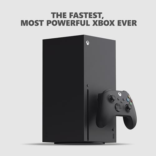 Xbox Series X 1TB SSD Console - Includes Xbox Wireless Controller - Up to 120 frames per second - 16 GB RAM - 1 TB SSD Storage - Experience True 4K Gaming - Xbox Velocity Architecture