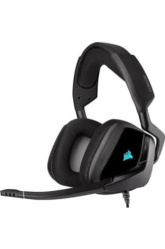 Corsair VOID RGB ELITE Wireless Gaming Headset - 7.1 Surround Sound - Discord Certified - iCUE Compatible - PC, Mac, PS5, PS4 - White