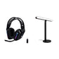 Logitech G733 LIGHTSPEED Wireless Gaming Headset with suspension headband, LIGHTSYNC RGB, Blue VO!CE mic technology and PRO-G audio drivers - White