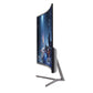 Sceptre 32-inch Curved Gaming Monitor Overdrive up to 240Hz DisplayPort 165Hz 144Hz HDMI AMD FreeSync Build-in Speakers, Machine Black (C325B-185RD)