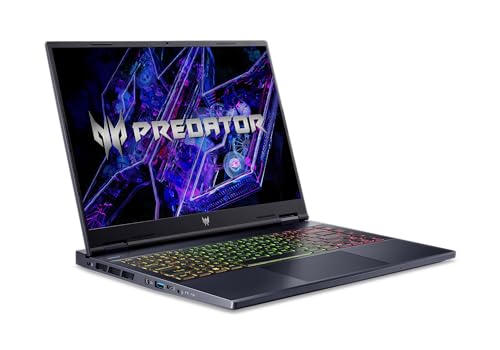 Acer Predator Helios Neo 16 Gaming Laptop | Intel Core i7-13650HX | NVIDIA GeForce RTX 4060 | 16" WUXGA 1920 x 1200 165Hz G-SYNC Display | 16GB DDR5 | 512GB Gen 4 SSD | Killer Wi-Fi 6E | PHN16-71-76H5