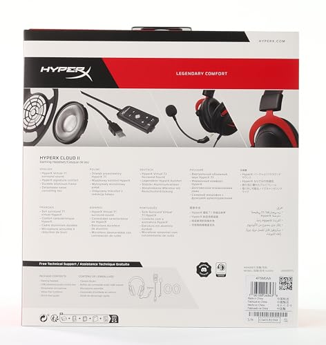 HyperX Cloud II Wireless Gaming Headset - Red