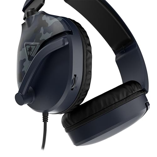 Turtle Beach Recon 70 Multiplatform Gaming Headset for PS5, PS4, Xbox Series X|S, Xbox One, Nintendo Switch, PC & Mobile w/3.5mm Wired Connection - Flip-to-Mute Mic, 40mm Speakers, Lightweight-Black