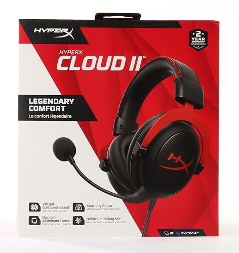 HyperX Cloud II Wireless Gaming Headset - Red