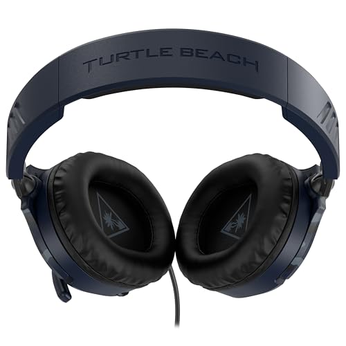 Turtle Beach Recon 70 Multiplatform Gaming Headset for PS5, PS4, Xbox Series X|S, Xbox One, Nintendo Switch, PC & Mobile w/3.5mm Wired Connection - Flip-to-Mute Mic, 40mm Speakers, Lightweight-Black