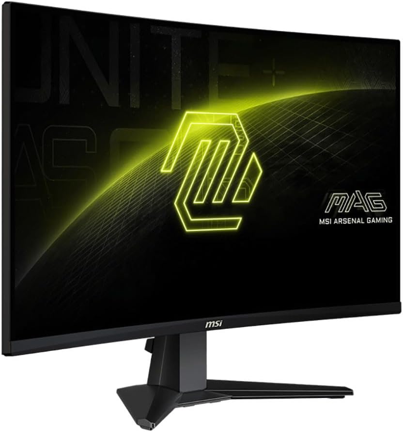 MSI MAG 276CXF 27-inch 1920 x 1080 (FHD) Curved Monitor, 280Hz, HDMI, DisplayPort, VGA Port, VESA Mountable, Tilt, Speaker, Slim Bezel, 0.5ms, Black