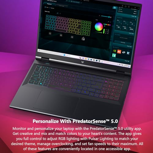 Acer Predator Helios Neo 16 Gaming Laptop | Intel Core i7-13650HX | NVIDIA GeForce RTX 4060 | 16" WUXGA 1920 x 1200 165Hz G-SYNC Display | 16GB DDR5 | 512GB Gen 4 SSD | Killer Wi-Fi 6E | PHN16-71-76H5