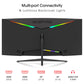 Sceptre Curved 24.5-inch Gaming Monitor up to 240Hz 1080p R1500 1ms DisplayPort x2 HDMI x2 Blue Light Shift Build-in Speakers, Machine Black 2023 (C255B-FWT240)