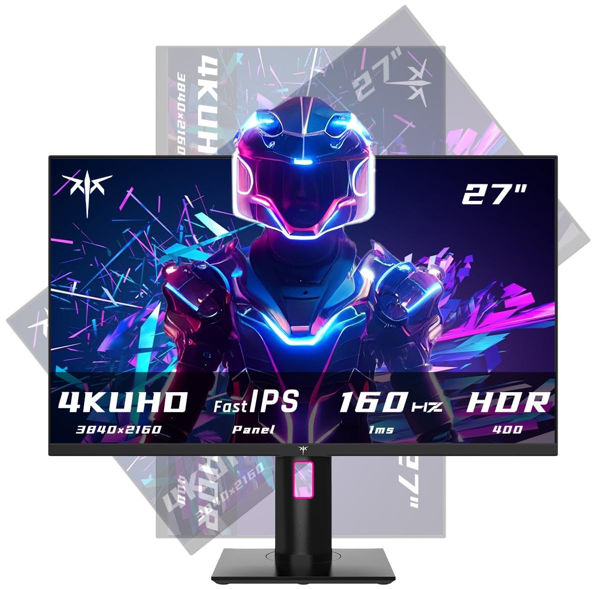 KTC 27 Inch QHD Computer Monitor, 2K 100Hz IPS Gaming Monitor, 1440P Frameless Eye Care PC Office Monitor with HDMI/DP, FreeSync & G-Sync, HDR10, VESA, Tilt Adjustable