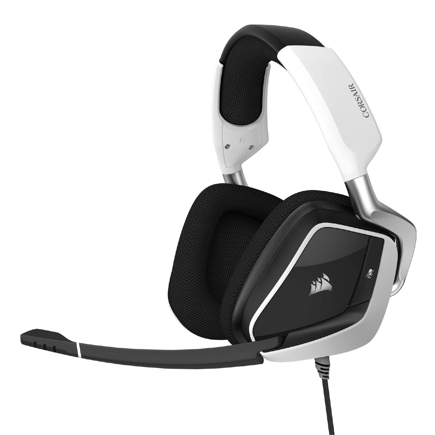 Corsair VOID RGB ELITE Wireless Gaming Headset - 7.1 Surround Sound - Discord Certified - iCUE Compatible - PC, Mac, PS5, PS4 - White