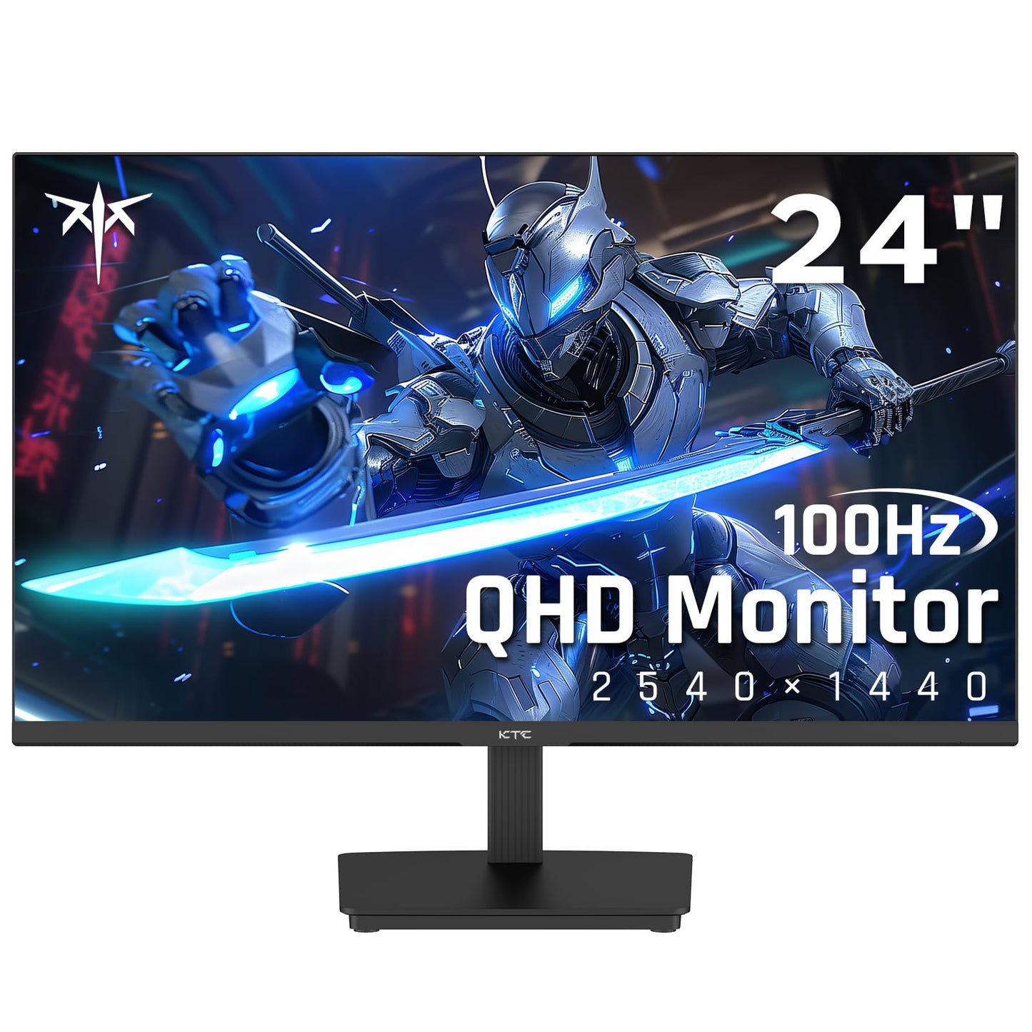 KTC 27 Inch QHD Computer Monitor, 2K 100Hz IPS Gaming Monitor, 1440P Frameless Eye Care PC Office Monitor with HDMI/DP, FreeSync & G-Sync, HDR10, VESA, Tilt Adjustable