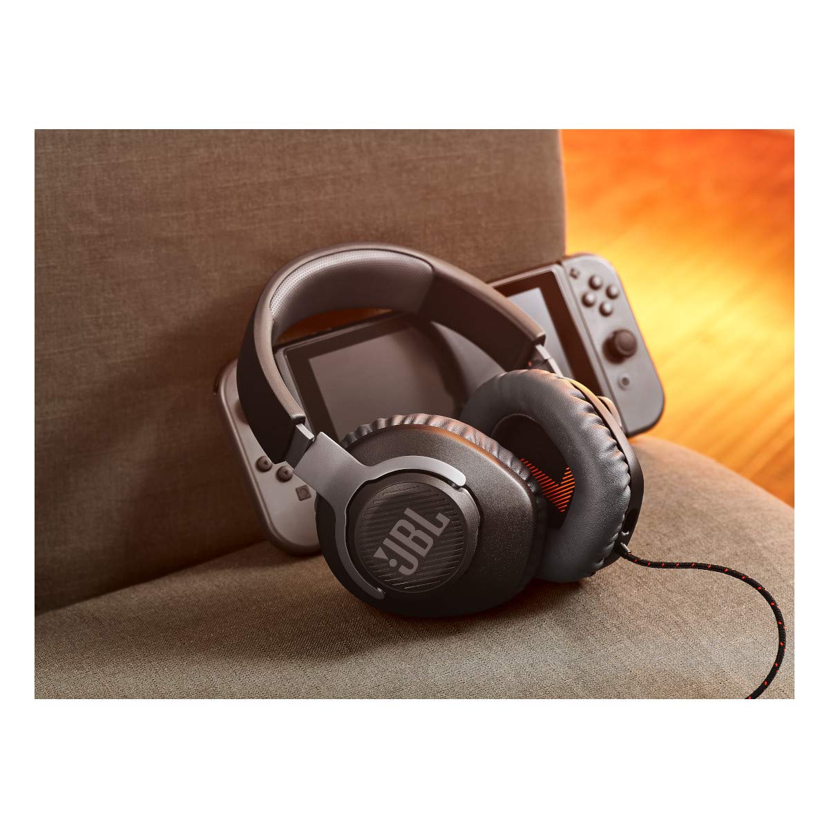 JBL Quantum 100 - Wired Over-Ear Gaming Headphones - Black, Large