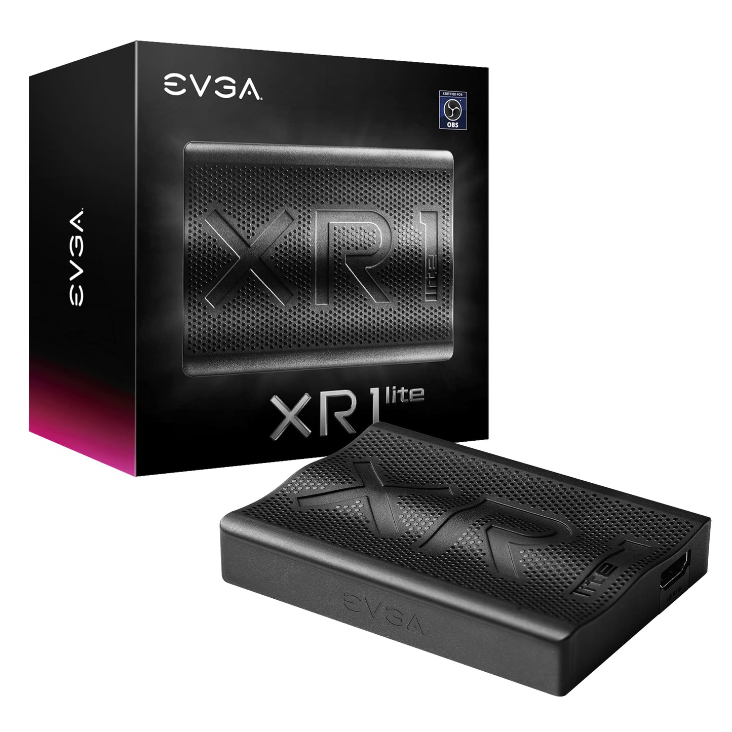 EVGA XR1 Pro Capture Card, 1440p/4K HDR Capture/Pass Through, Certified for OBS, USB 3.1, ARGB, Audio Mixer, PC, PS5, PS4, Xbox Series X and S, Xbox One, Nintendo Switch, 144-U1-CB21-LR