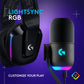 Logitech G733 LIGHTSPEED Wireless Gaming Headset with suspension headband, LIGHTSYNC RGB, Blue VO!CE mic technology and PRO-G audio drivers - White