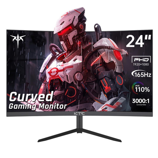 KTC 27 Inch QHD Computer Monitor, 2K 100Hz IPS Gaming Monitor, 1440P Frameless Eye Care PC Office Monitor with HDMI/DP, FreeSync & G-Sync, HDR10, VESA, Tilt Adjustable