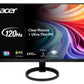 Acer R270 G0bi 27" IPS Full HD (1920 x 1080) Ultra-Thin Gaming Office Monitor | Adaptive-Sync Support (FreeSync Compatible) | Up to 120Hz Refresh | 1ms (VRB) | 99% sRGB | Tilt | HDMI & VGA Ports