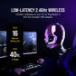 Corsair VOID RGB ELITE Wireless Gaming Headset - 7.1 Surround Sound - Discord Certified - iCUE Compatible - PC, Mac, PS5, PS4 - White