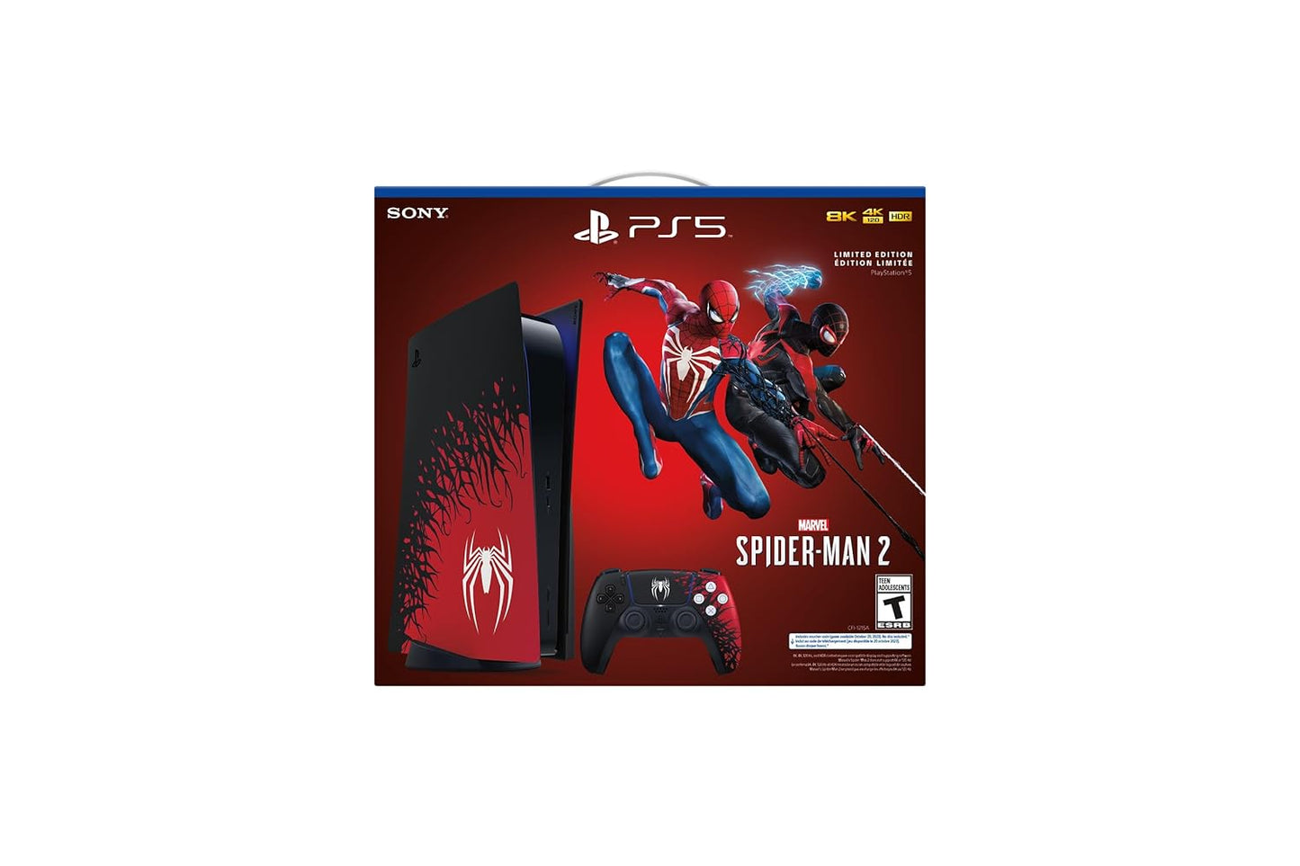 PlayStation 5 Console – Marvel’s Spider-Man 2 Limited Edition Bundle