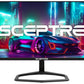 Sceptre Curved 24.5-inch Gaming Monitor up to 240Hz 1080p R1500 1ms DisplayPort x2 HDMI x2 Blue Light Shift Build-in Speakers, Machine Black 2023 (C255B-FWT240)