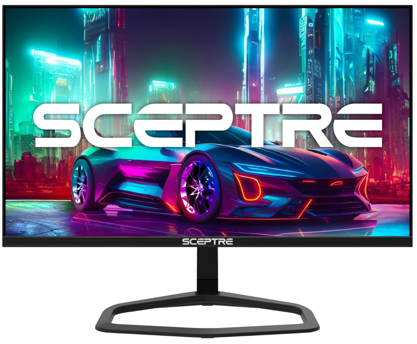 Sceptre Curved 24.5-inch Gaming Monitor up to 240Hz 1080p R1500 1ms DisplayPort x2 HDMI x2 Blue Light Shift Build-in Speakers, Machine Black 2023 (C255B-FWT240)