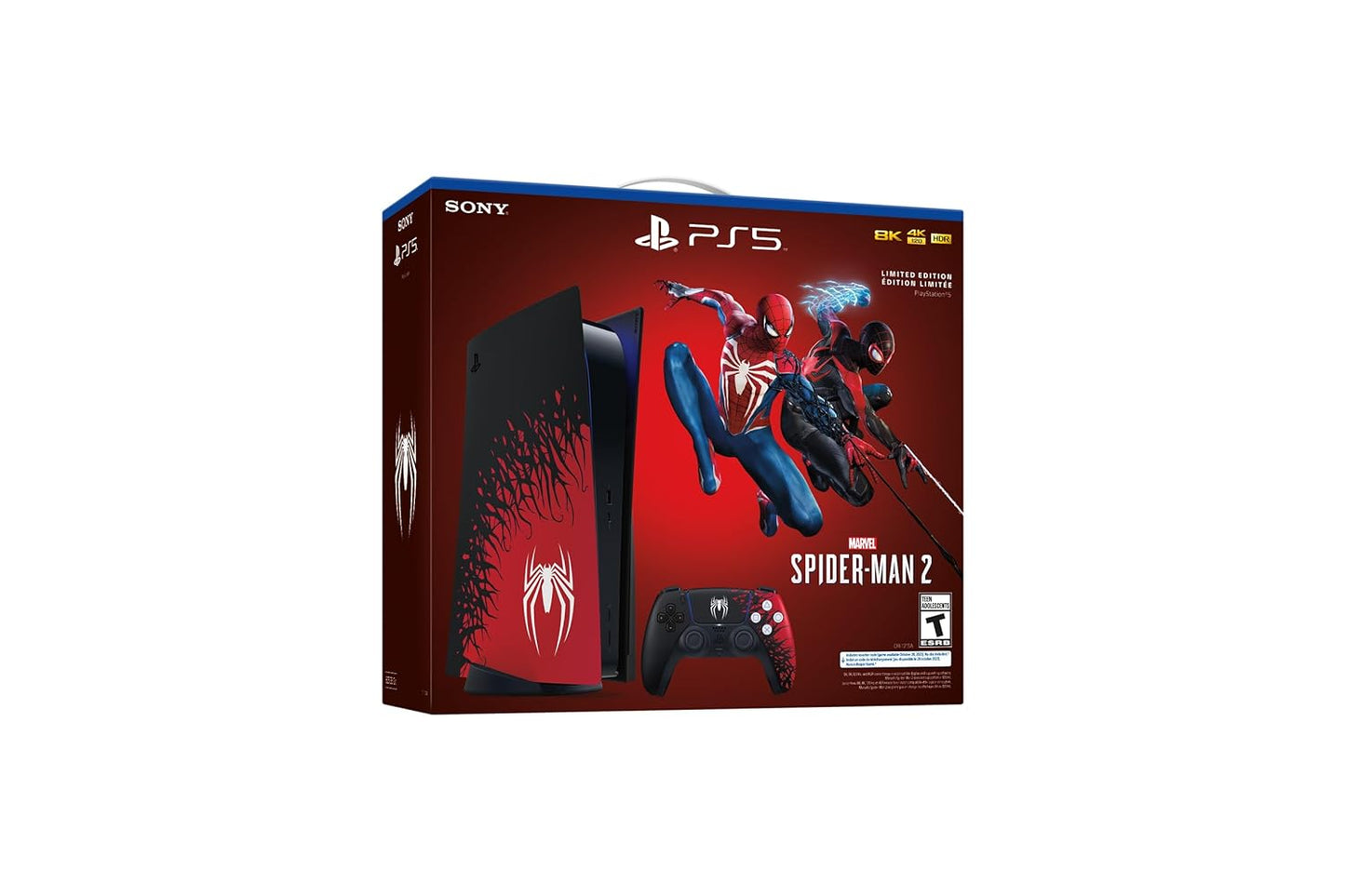 PlayStation 5 Console – Marvel’s Spider-Man 2 Limited Edition Bundle