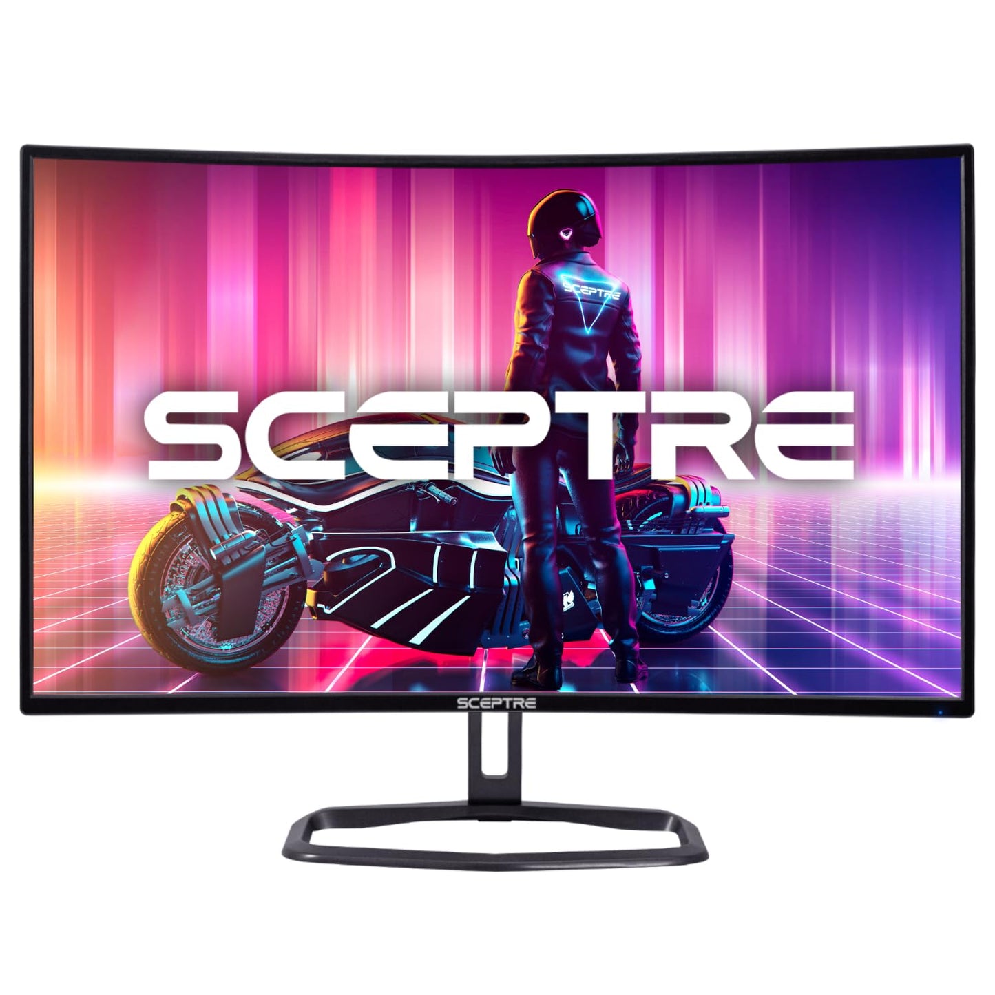 Sceptre Curved 24.5-inch Gaming Monitor up to 240Hz 1080p R1500 1ms DisplayPort x2 HDMI x2 Blue Light Shift Build-in Speakers, Machine Black 2023 (C255B-FWT240)