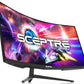 Sceptre Curved 24.5-inch Gaming Monitor up to 240Hz 1080p R1500 1ms DisplayPort x2 HDMI x2 Blue Light Shift Build-in Speakers, Machine Black 2023 (C255B-FWT240)