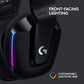 Logitech G733 LIGHTSPEED Wireless Gaming Headset with suspension headband, LIGHTSYNC RGB, Blue VO!CE mic technology and PRO-G audio drivers - White