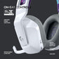 Logitech G733 LIGHTSPEED Wireless Gaming Headset with suspension headband, LIGHTSYNC RGB, Blue VO!CE mic technology and PRO-G audio drivers - White