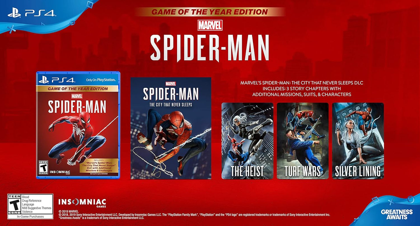 Marvel's Spider-Man: Game of The Year Edition - PlayStation 4