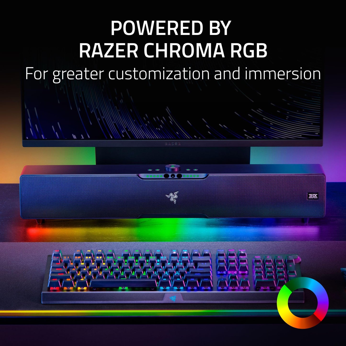 Razer Leviathan V2 X PC Soundbar with Full-Range Drivers - Compact Design - Chroma RGB - USB Type C Power and Audio Delivery - Bluetooth 5.0 - for PC, Laptop, Smartphones, Tablets & Nintendo Switch