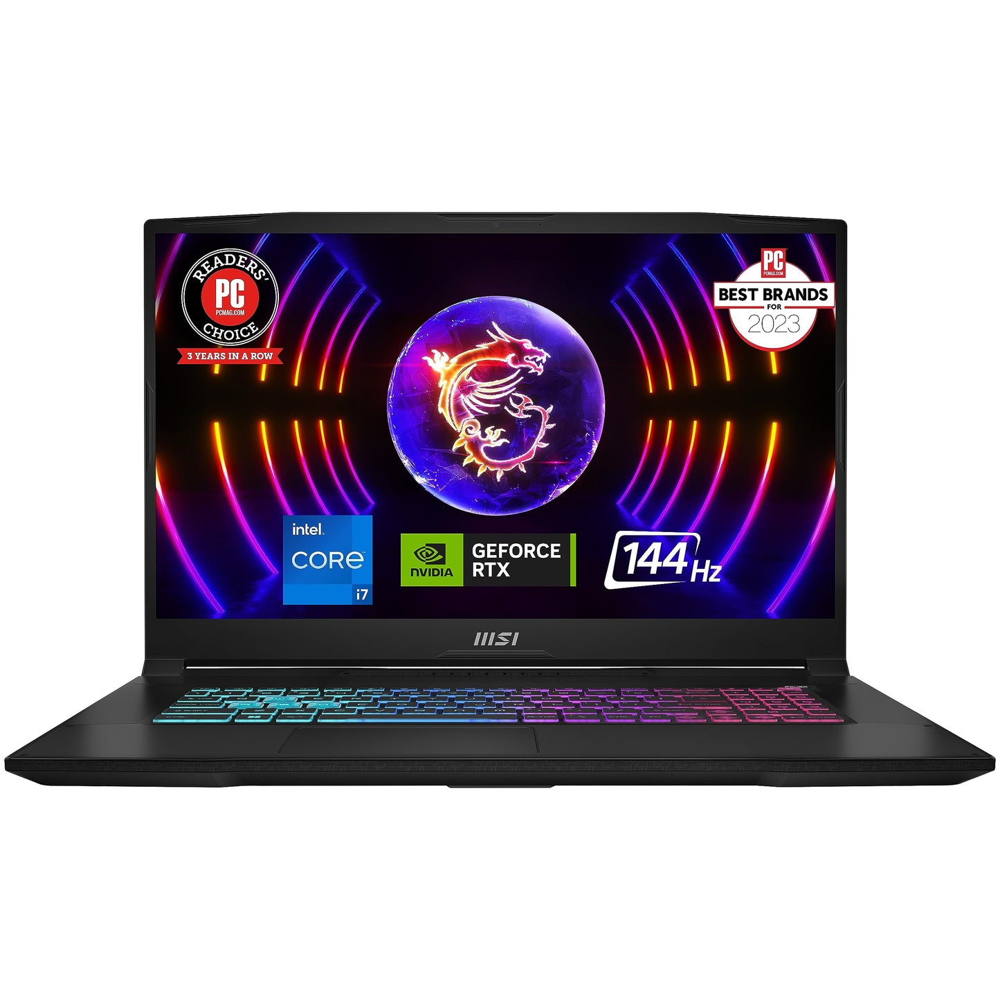 MSI Katana A17 AI 17.3” 240Hz QHD Gaming Laptop: Ryzen 9-8945HS, NVIDIA Geforce RTX 4070, 64GB DDR5, 2TB NVMe SSD, Cooler Boost 5, Win 11: Black B8VG-879US