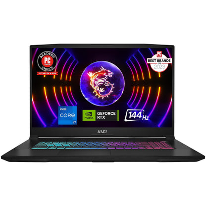 MSI Katana A17 AI 17.3” 240Hz QHD Gaming Laptop: Ryzen 9-8945HS, NVIDIA Geforce RTX 4070, 64GB DDR5, 2TB NVMe SSD, Cooler Boost 5, Win 11: Black B8VG-879US